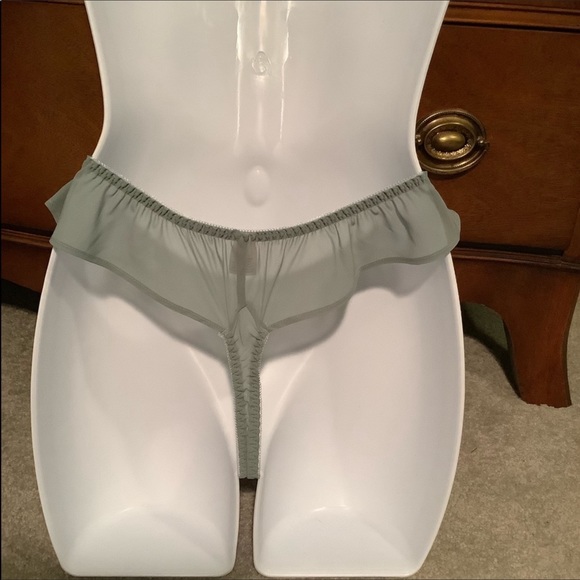 EUC Victoria’s Secret Sage Chiffon Babydoll - Picture 5 of 5